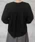 シャツブラウス ゴールドボタン ブラウス レディース 着やせ ゆったりブラウス オフィスカジュアル Vネックシャツ 体型カバー無地トップス 襟付き シャツ 春秋夏 24TPS-051