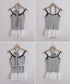 ドット柄キャミソール チョーカー付き夏服 レディース カップ付き スリムフィットキャミ 裾フリル インナートップス 大人可愛い 薄手 インナーウェア フェミニン 24TPS-078