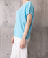 サマーニットトップス ワンショルダー夏服 レディース カジュアル ニットトップス 体型カバー ニットソー シンプル 夏トップス 無地大人カットソー 着回しトップス 24TPS-086