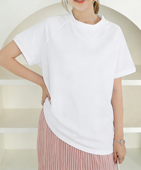 ボーダーTシャツ 半袖チュニックTシャツ 綿混tシャツ クルーネックカットソー プルオーバー着やせ夏トップス おしゃれカジュアル シンプルロングtシャツ ゆったり 2CHENFAN-001
