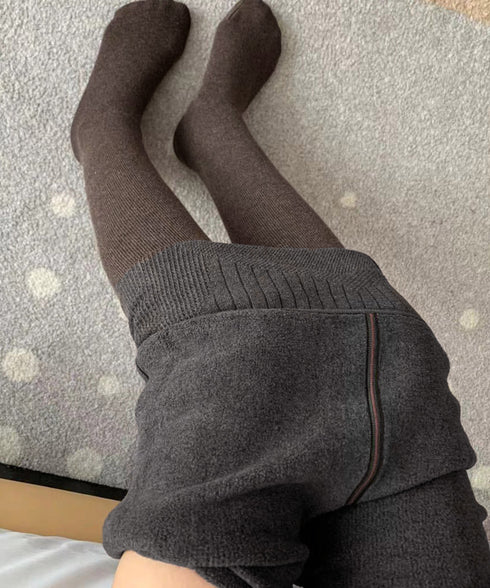 裏起毛レギンス ハイウエスト厚手タイツ冬 ヒップアップ 裏起毛トレンカ 締め付けない 防寒タイツ お腹引締め 暖かいトレンカ シンプル 細見え冬用レギンス美脚脚長 2CHENGX-001