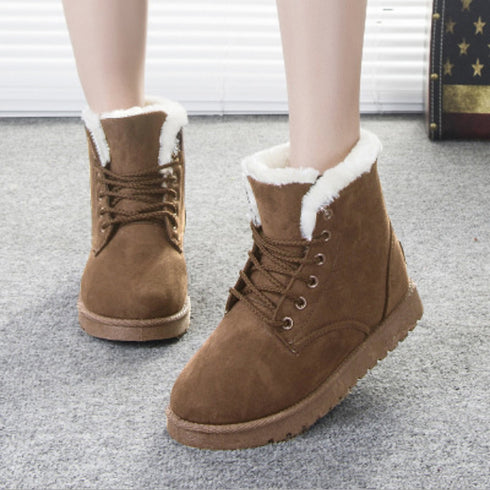ムートンブーツ美脚脚長ショートブーツ レディース フラットヒール 裏起毛ブーティ あったか もこもこ 靴 秋冬新作 ムートンシューズ フェイクムートン 2CJX-001