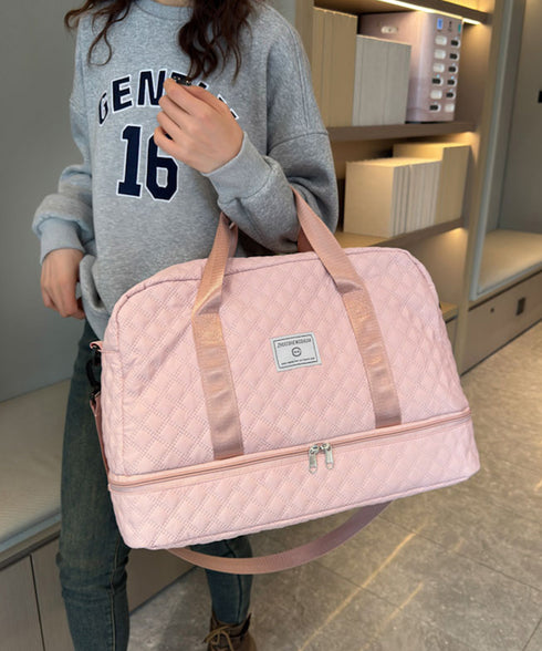 ボストンバッグ キルティング 旅行カバン おしゃれ トラベルバッグ レディース メンズ 出張合宿キャリーオンバッグ 機内持ち込み鞄 大容量旅行バッグ修学旅行 軽量 2TIAN-011