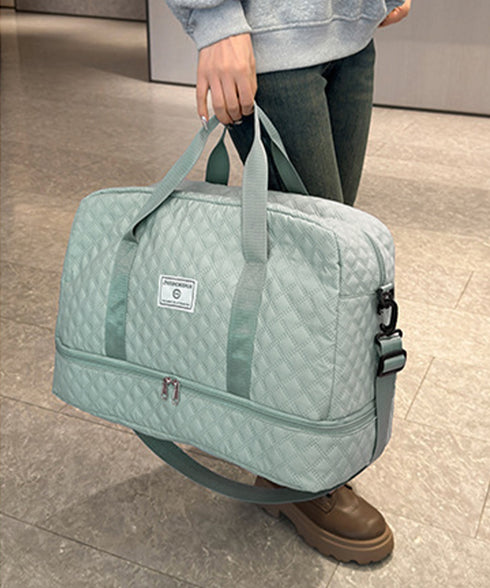 ボストンバッグ キルティング 旅行カバン おしゃれ トラベルバッグ レディース メンズ 出張合宿キャリーオンバッグ 機内持ち込み鞄 大容量旅行バッグ修学旅行 軽量 2TIAN-011