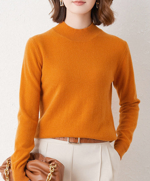 プチハイネックニットトップス レディース 大人可愛い 長袖ニットソー シンプル ニットインナー 秋服 着回しニットウェア きれいめ 無地 ベーシックニット 春秋冬 2XUAN-005