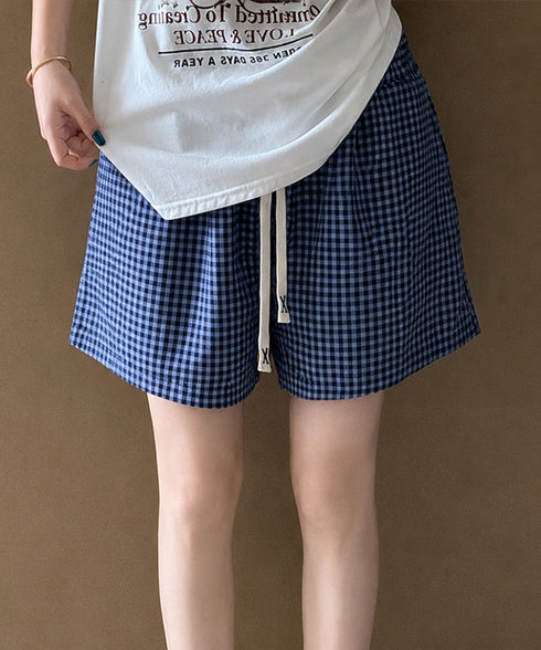総柄ショートパンツルームウェアパンツ夏用 パジャマズボン 薄手部屋着ボトムスゆったりショーパンチェック柄ハーフパンツ 迷彩柄リラックスパンツ 楽ちんヒョウ柄短パン 2YIKE-013