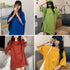 ロングtシャツ レディースビッグtシャツ シンプル チュニックロンT 半袖 カジュアル クルーネックカットソー 無地 ゆったりプルオーバー 体型カバーおしゃれ夏服 2AMIY-008
