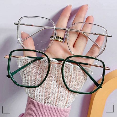 伊達メガネ ブルーライトカットPCメガネ レディース おしゃれ ファッションメガネ 小顔 可愛い パソコン眼鏡 スクエアフレームオルチャン アクセサリー 韓国新作 2ANL-001