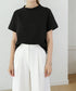 ボーダーTシャツ 半袖チュニックTシャツ 綿混tシャツ クルーネックカットソー プルオーバー着やせ夏トップス おしゃれカジュアル シンプルロングtシャツ ゆったり 2CHENFAN-001