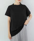 ボーダーTシャツ 半袖チュニックTシャツ 綿混tシャツ クルーネックカットソー プルオーバー着やせ夏トップス おしゃれカジュアル シンプルロングtシャツ ゆったり 2CHENFAN-001