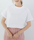 ボーダーTシャツ 半袖チュニックTシャツ 綿混tシャツ クルーネックカットソー プルオーバー着やせ夏トップス おしゃれカジュアル シンプルロングtシャツ ゆったり 2CHENFAN-001