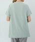 ボーダーTシャツ 半袖チュニックTシャツ 綿混tシャツ クルーネックカットソー プルオーバー着やせ夏トップス おしゃれカジュアル シンプルロングtシャツ ゆったり 2CHENFAN-001