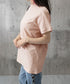 ボーダーTシャツ 半袖チュニックTシャツ 綿混tシャツ クルーネックカットソー プルオーバー着やせ夏トップス おしゃれカジュアル シンプルロングtシャツ ゆったり 2CHENFAN-001