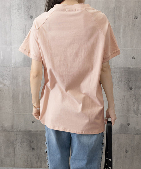 ボーダーTシャツ 半袖チュニックTシャツ 綿混tシャツ クルーネックカットソー プルオーバー着やせ夏トップス おしゃれカジュアル シンプルロングtシャツ ゆったり 2CHENFAN-001