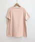 ボーダーTシャツ 半袖チュニックTシャツ 綿混tシャツ クルーネックカットソー プルオーバー着やせ夏トップス おしゃれカジュアル シンプルロングtシャツ ゆったり 2CHENFAN-001