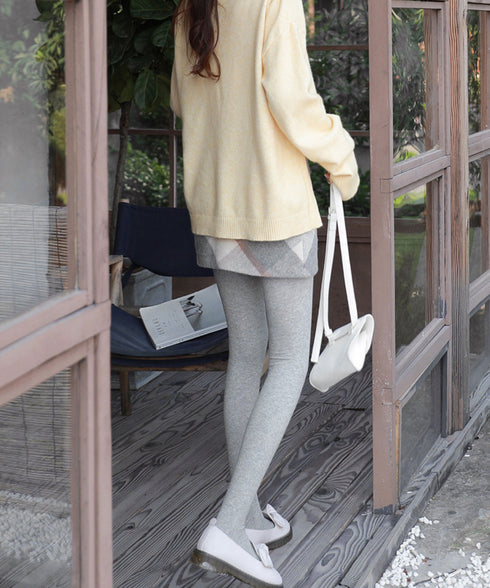 裏起毛レギンス ハイウエスト厚手タイツ冬 ヒップアップ 裏起毛トレンカ 締め付けない 防寒タイツ お腹引締め 暖かいトレンカ シンプル 細見え冬用レギンス美脚脚長 2CHENGX-001