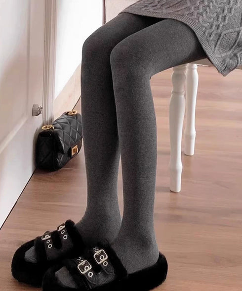 裏起毛レギンス ハイウエスト厚手タイツ冬 ヒップアップ 裏起毛トレンカ 締め付けない 防寒タイツ お腹引締め 暖かいトレンカ シンプル 細見え冬用レギンス美脚脚長 2CHENGX-001