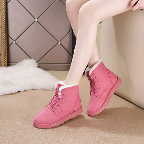 ムートンブーツ美脚脚長ショートブーツ レディース フラットヒール 裏起毛ブーティ あったか もこもこ 靴 秋冬新作 ムートンシューズ フェイクムートン 2CJX-001