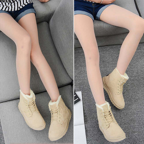 ムートンブーツ美脚脚長ショートブーツ レディース フラットヒール 裏起毛ブーティ あったか もこもこ 靴 秋冬新作 ムートンシューズ フェイクムートン 2CJX-001