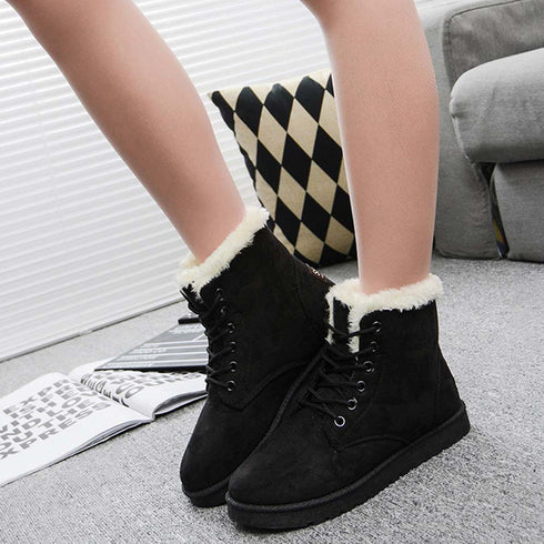 ムートンブーツ美脚脚長ショートブーツ レディース フラットヒール 裏起毛ブーティ あったか もこもこ 靴 秋冬新作 ムートンシューズ フェイクムートン 2CJX-001