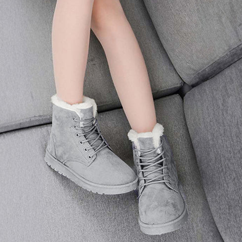 ムートンブーツ美脚脚長ショートブーツ レディース フラットヒール 裏起毛ブーティ あったか もこもこ 靴 秋冬新作 ムートンシューズ フェイクムートン 2CJX-001