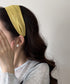 プリーツワイドカチューシャ幅広ヘアバンド 韓国風ボリュームカチューシャ小顔見え 大人可愛い人気髪飾り ヘアアレンジ小物 ターバン風カチューシャ きれいめヘアアクセ 2CL-001