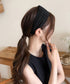 プリーツワイドカチューシャ幅広ヘアバンド 韓国風ボリュームカチューシャ小顔見え 大人可愛い人気髪飾り ヘアアレンジ小物 ターバン風カチューシャ きれいめヘアアクセ 2CL-001