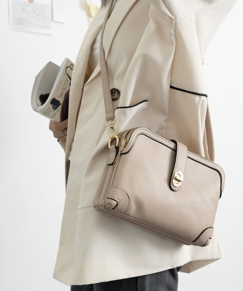 ショルダーバッグレディース 斜めがけ上品 斜めがけバッグ 大人可愛い PUレザー肩掛けバッグ 入学入園式 フェイクレザーかばんおしゃれ オフィスカジュアル 韓国 2GUILU-003