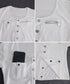 アウトポケット半袖トップススリムTシャツ レディース フロントボタン Y2Kカットソー スクエアネック 華奢見えタイトtシャツ くびれ見え デコルテ見せ夏服着やせ 2JIAHAO-002