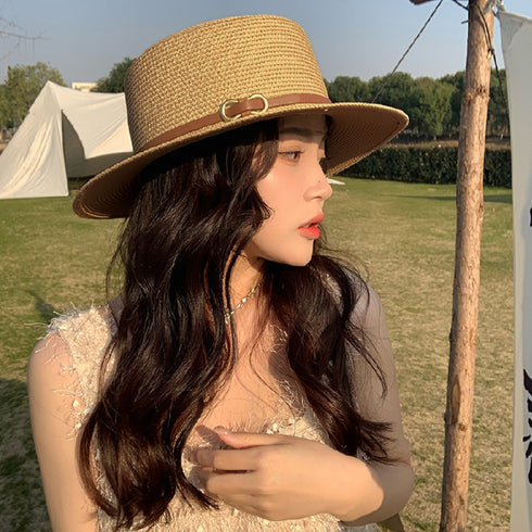 麦わら帽子 ストローハット カンカン帽子 レディース 日焼け防止 つば広帽子 サイズ調整可能 UV帽子 ビーチ帽子 春夏 日よけ 日除け ナチュラル ハット 小顔 2JIAYAN-001