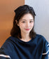 ツイストワイドカチューシャ幅広ヘアバンド 大人可愛い幅広カチューシャ 上品プリーツ髪飾り韓国風ヘアアクセサリー クロスターバン小顔見え シワ加工ヘッドバンド洗顔用 2JUNSHAN-002