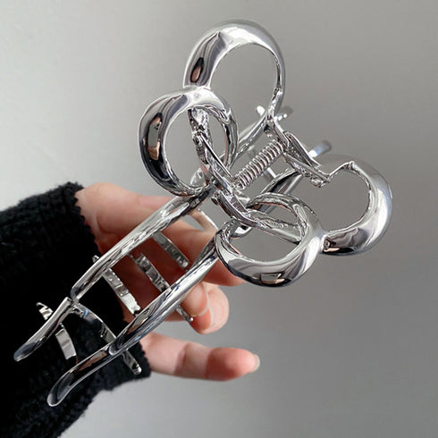 メタルヘアクリップ バンスクリップ 韓国 レディース ヘアアクセサリー 大人 可愛い ヘアクリップ ハーフアップ おしゃれ 髪飾り オフィス 誕生日 プレゼント 2JUSHUI-004