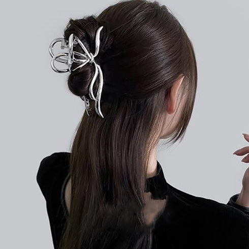 メタルヘアクリップ バンスクリップ 韓国 レディース ヘアアクセサリー 大人 可愛い ヘアクリップ ハーフアップ おしゃれ 髪飾り オフィス 誕生日 プレゼント 2JUSHUI-004