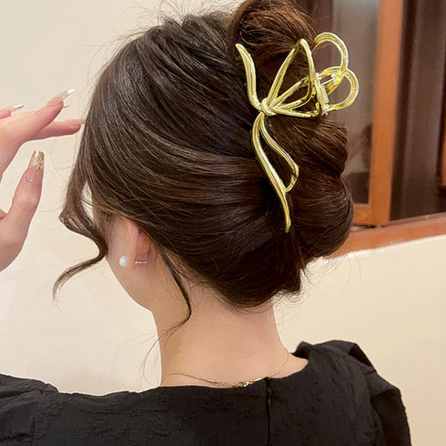 メタルヘアクリップ バンスクリップ 韓国 レディース ヘアアクセサリー 大人 可愛い ヘアクリップ ハーフアップ おしゃれ 髪飾り オフィス 誕生日 プレゼント 2JUSHUI-004