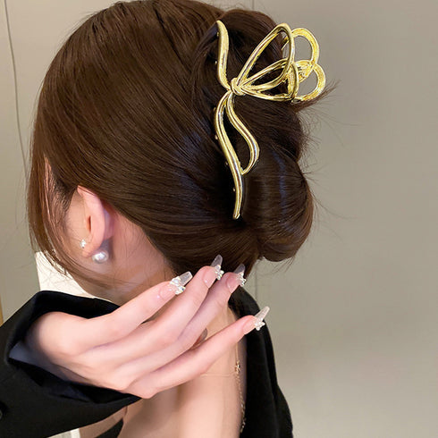 メタルヘアクリップ バンスクリップ 韓国 レディース ヘアアクセサリー 大人 可愛い ヘアクリップ ハーフアップ おしゃれ 髪飾り オフィス 誕生日 プレゼント 2JUSHUI-004