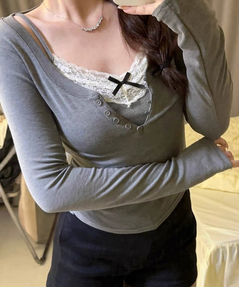 カップ付きキャミソールレーストリムキャミ レディース フロントリボンリブキャミ おしゃれインナートップス 着回し肌着 快適フィットブラトップ春夏カップ付きインナー 2LMIOU-001