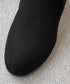 スエード調ショートブーツ 太ヒールブーツ おしゃれ ストレッチブーツ チャンキーヒール レディース 美脚ブーティ ラウンドトゥミドルブーツ 黒 通勤 歩きやすい靴 2LONG-006