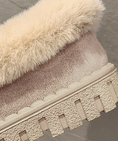 モカシン レディース ボアローファー冬靴 可愛い フェイクファーパンプス ぺたんこ 暖かい ムートンスリッポン スエード調 履きやすい ふわふわシューズ 疲れない 2LONG-007