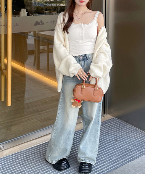 レース切替キャミソールカップ付きインナー レディースキャミインナー スクエアネック インナートップス ボタン付き シンプル肌着 フェミニンリブブラキャミ セクシー 2MANFEN-001