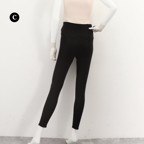 レザーレギンスパンツ裏起毛スキニーパンツ レディース ハイウエスト フェイクレザーパンツ 裏微起毛 スリムパンツ 冬韓国ストレッチパンツ PUレザースキニー 細身 2MIYOU-001