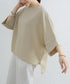 ブラウス レディース ドルマンカットソー クルーネック 薄手 プルオーバー ゆったり 大人女性夏服 無地 着やせトップス 30代40代 オフィスカジュアル 通勤服 2RIRI-004