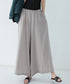 リラックスワイドパンツ キュロットパンツ レディース ハイウエスト フレアパンツ ゆったり 涼しげパンツ ナチュラル カジュアルスカンツ ポケット付きスカーチョ夏 2RIRI-011
