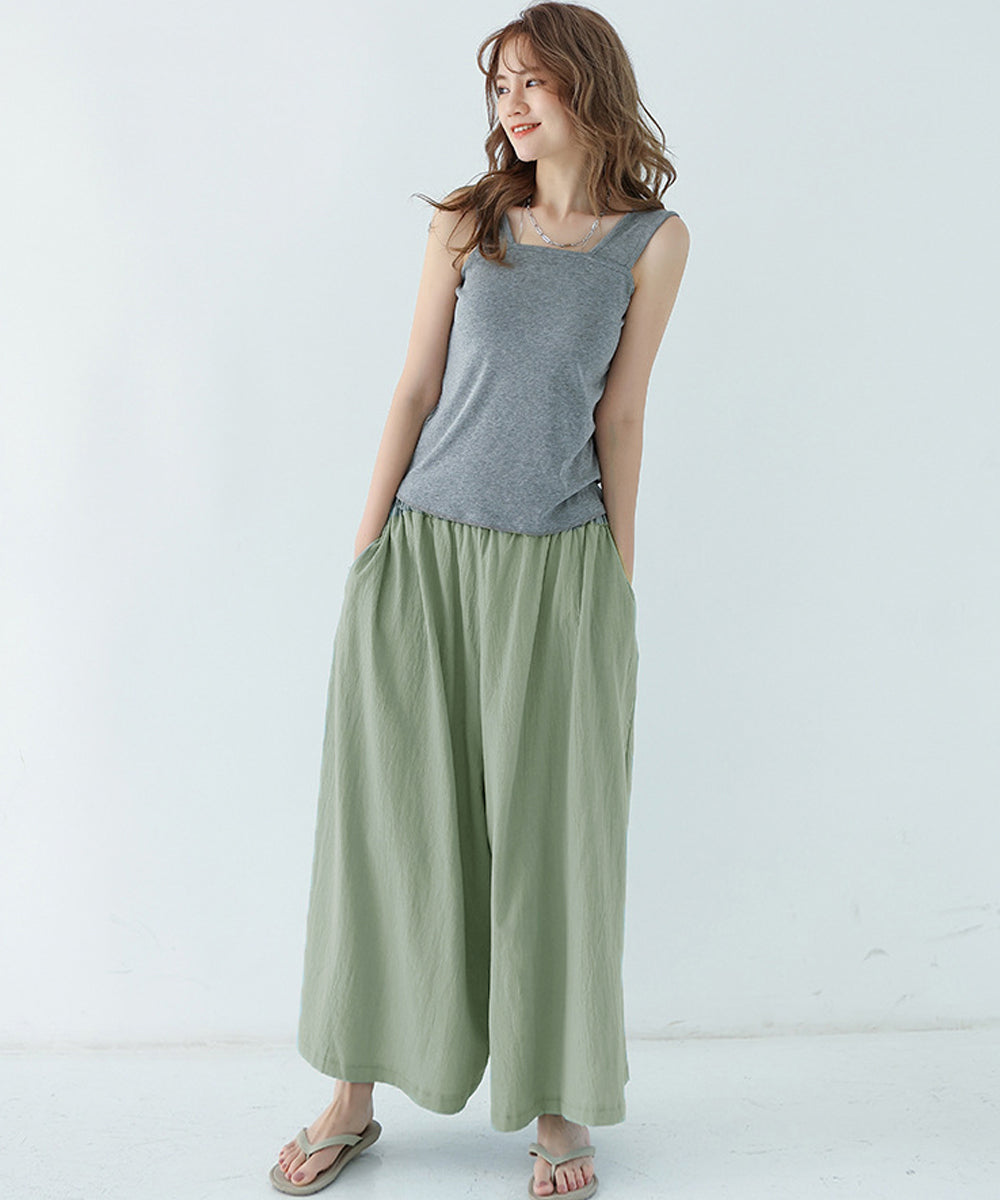 リラックスワイドパンツ キュロットパンツ
