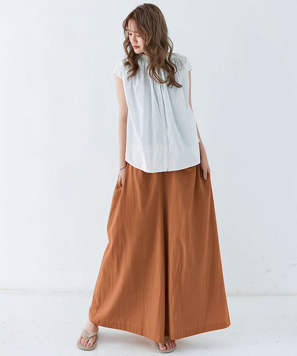 リラックスワイドパンツ キュロットパンツ