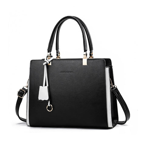 トートバッグ レディースショルダーバッグ バイカラー 3way 斜めがけバッグ 大容量 ハンドバッグ 大人女子 PUレザーかばん オフィスカジュアル 肩掛けかばん 2SSHU-002