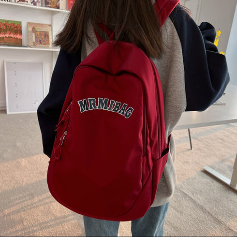 大容量リュック 通勤通学 男女兼用バッグ ロゴバックパック 軽量 韓国風リュックサック マザーズバッグ ユニセックス学生リュック スポーティ A4収納遠足リュック 2TIAN-004