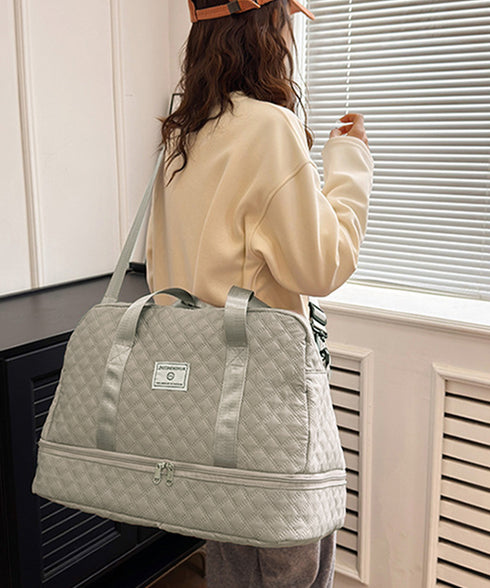 ボストンバッグ キルティング 旅行カバン おしゃれ トラベルバッグ レディース メンズ 出張合宿キャリーオンバッグ 機内持ち込み鞄 大容量旅行バッグ修学旅行 軽量 2TIAN-011