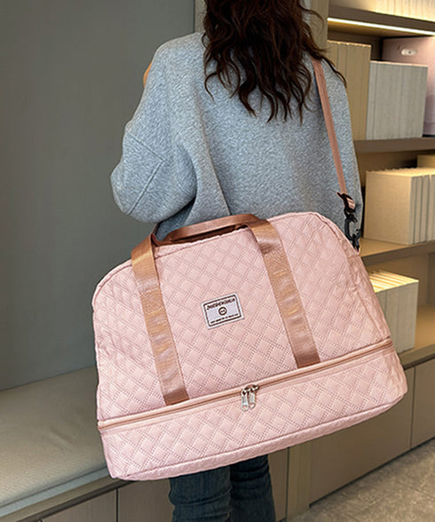 ボストンバッグ キルティング 旅行カバン おしゃれ トラベルバッグ レディース メンズ 出張合宿キャリーオンバッグ 機内持ち込み鞄 大容量旅行バッグ修学旅行 軽量 2TIAN-011