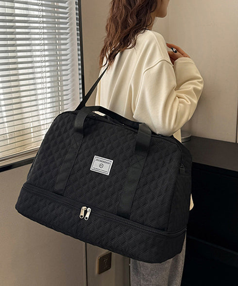 ボストンバッグ キルティング 旅行カバン おしゃれ トラベルバッグ レディース メンズ 出張合宿キャリーオンバッグ 機内持ち込み鞄 大容量旅行バッグ修学旅行 軽量 2TIAN-011