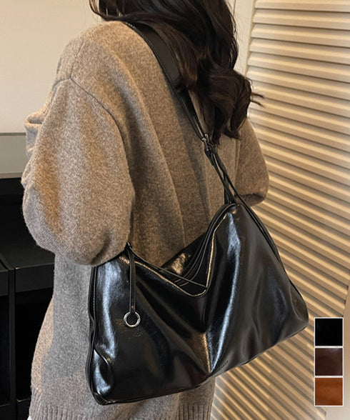 ワンショルダーバッグ 大容量PUレザー鞄 レディース ワイドベルト合皮鞄 オフィスカジュアル 肩掛けバッグ 大人可愛い斜めがけバッグ 韓国風フェイクレザー かばん 2TIAN-025